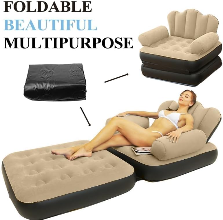 Inflatable Sofa, 5-in-1 Sofa Bed
