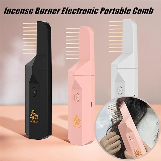 Rechargeable Incense Burner with Replaceable Comb Head