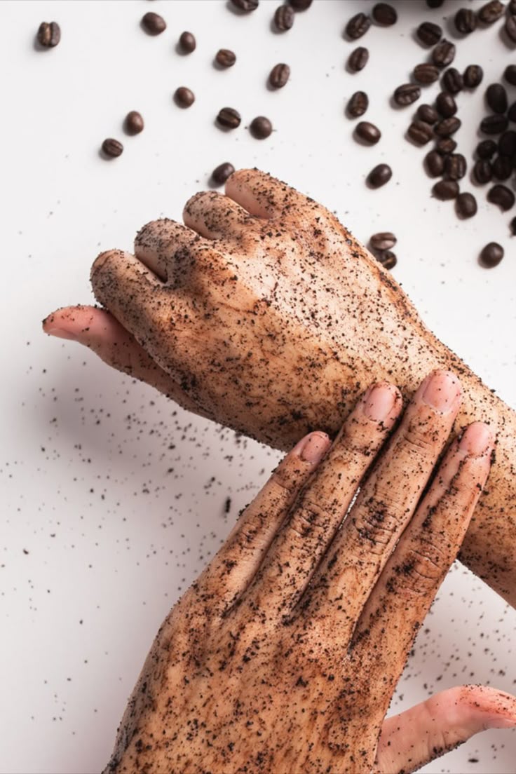 Coconut Oil Coffee Scrub Exfoliating Deep Cleansing Granules