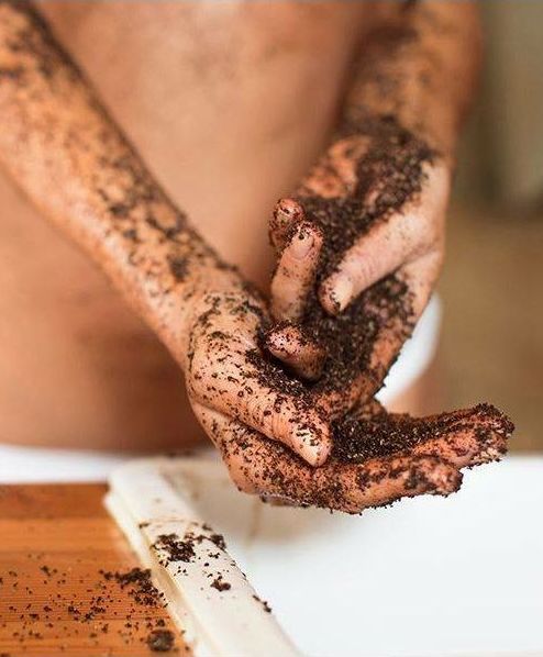 Coconut Oil Coffee Scrub Exfoliating Deep Cleansing Granules