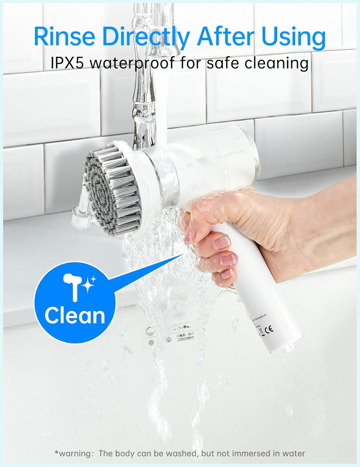 Electric Spin Scrubber for Cleaning