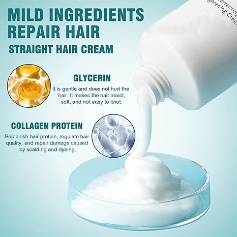 Hair Straightener Cream Silk & Gloss Straightening Protein