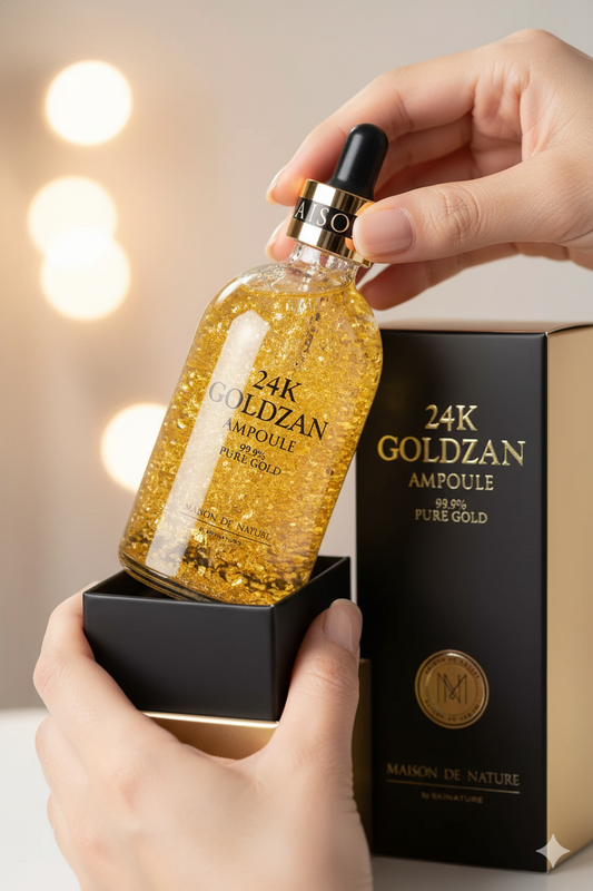 24k GOLDZAN AMPOULE 99.9% Pure Gold Serum
