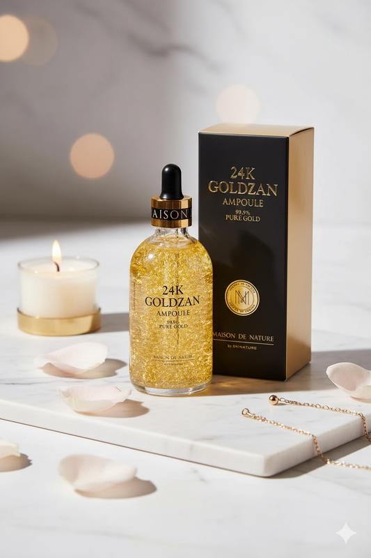 24k GOLDZAN AMPOULE 99.9% Pure Gold Serum